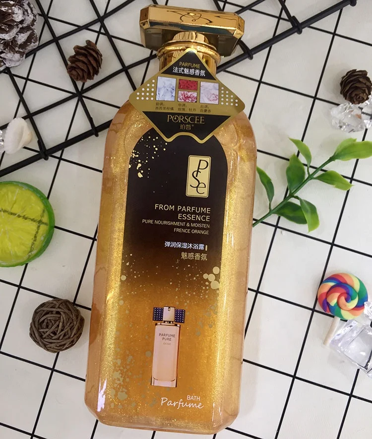 
PORSCEE Elegant Bath Gel Moisturizing Bath And Body Works Gold Body Wash Shower Gel 