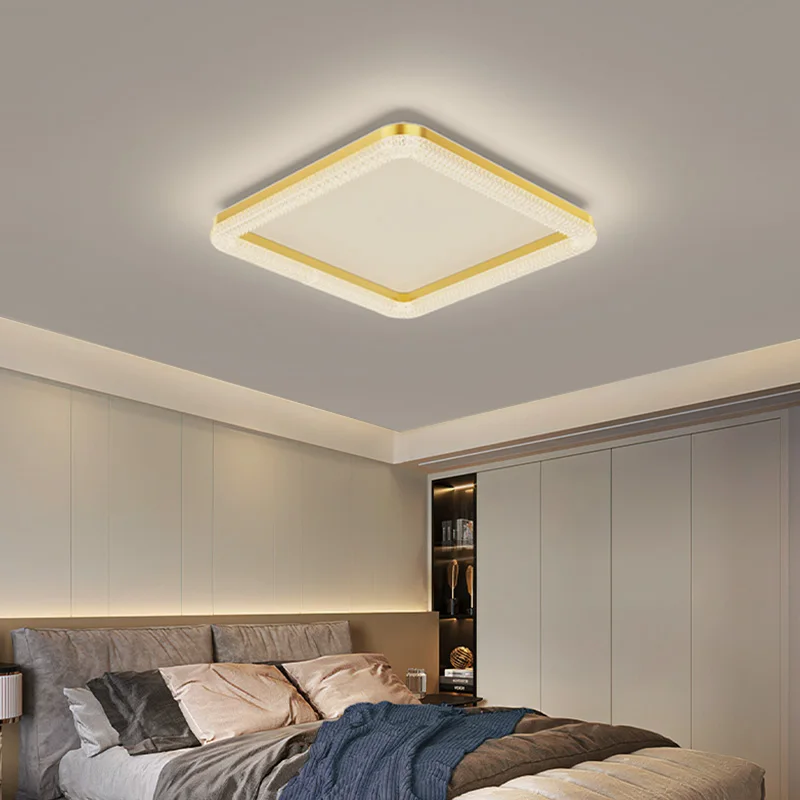 JJC Nordic Style Modern LED Bedroom Ceiling Light Creative Round Room Acrylic Ceiling Light Suitable For Bedroom