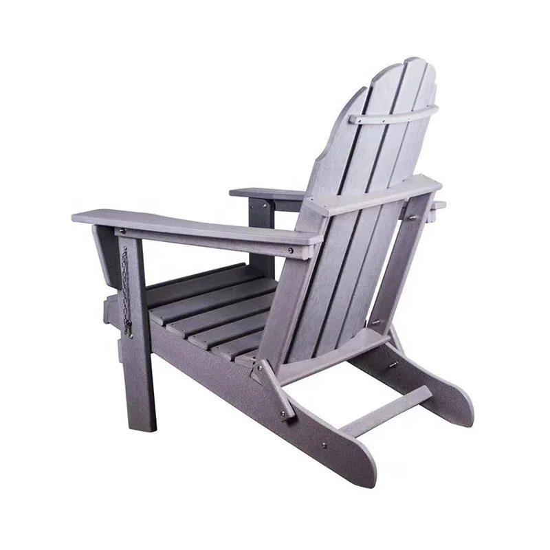 Patio Furniture Adirondack Chair Modern with Folding Outdoor Waterproof HDPE Wood Sofa Dining Chairs Garden Chair Durable Wooden
