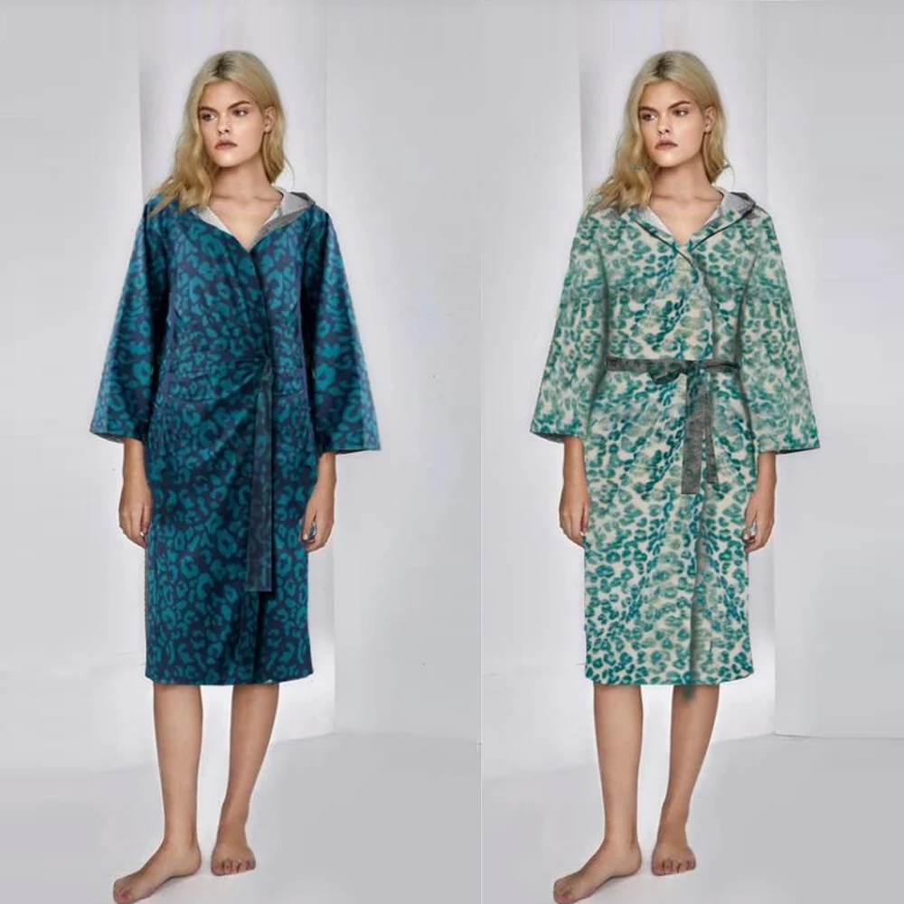 2022 New Design High Quality bath robe for women custom bath robes bathrobes cotton