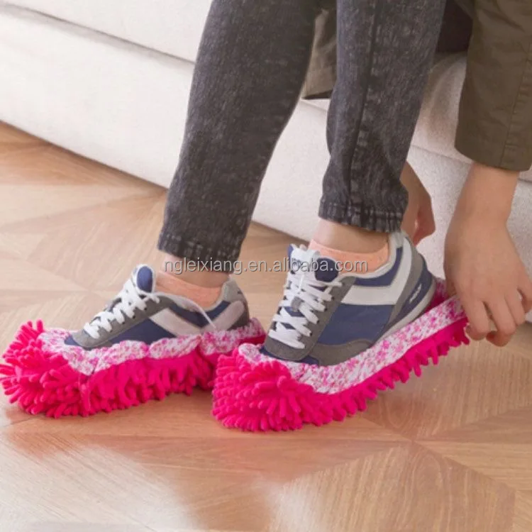 Multifunction Shoes Cover Mop Home Floor Cleaning Mop Slippers