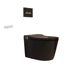 2021 Hot Sale white ceramic wall hung  smart toilet water saving big impact wall low intelligent smart toilet