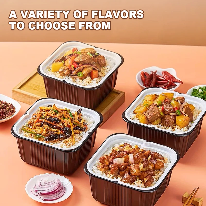 Convenient and Delicious Self-Heating Instant Rice Meals Ready to Eat