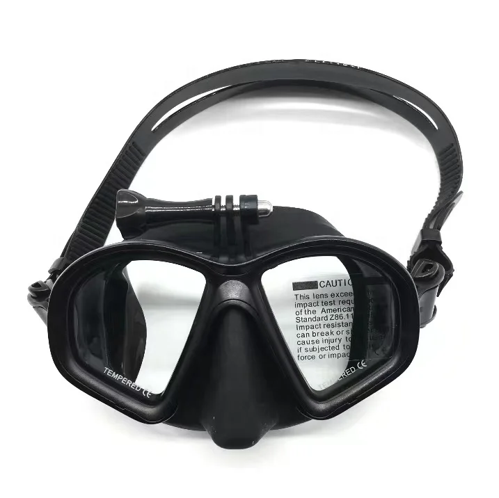 DPR Low Volume Spearfishing Mask With Camera Mount diving oxygen mask UV And HEV Ray Resistant Diving Mask