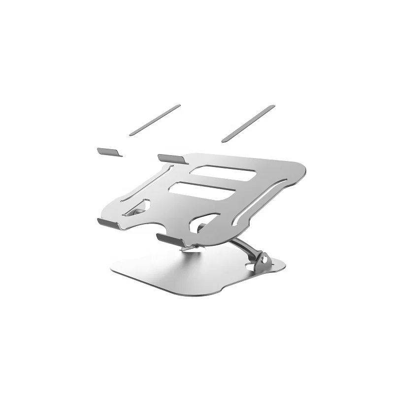 Portable Aluminum Alloy Adjustable Laptop Stand for Notebook MacBook Computer Bracket Lifting Cooling folding Holder Non-slip