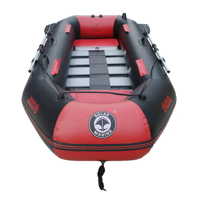 7.5ft Rowing Boat Fishing Kayak Jet Ski Inflatable Rubber Canoe for 3 Persons Quality Assurance with Free Accessories