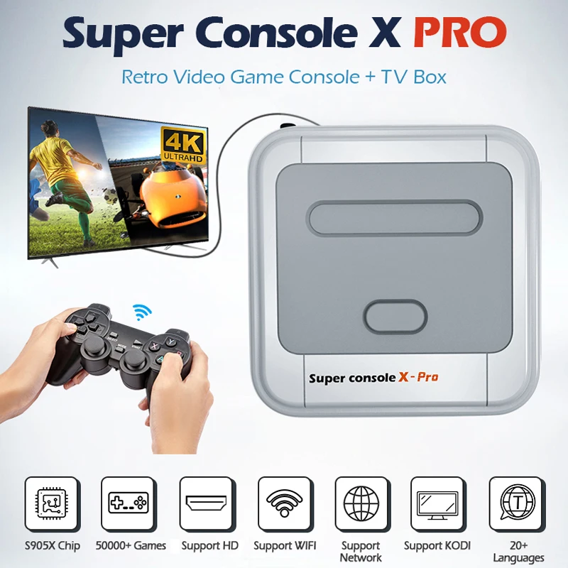  Portable Game Consoles for PS1/PSP Support Wireless Controllers Built-in 50000+ Games Mini 4K TV HDMI-compatible Video