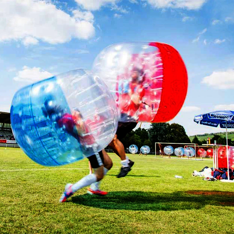 Amazing Inflatable TPU Bumper Giant Bubble Soccer Adult Air Plastic Transparent Bubble Body With Window Sales Human Bubble Ball