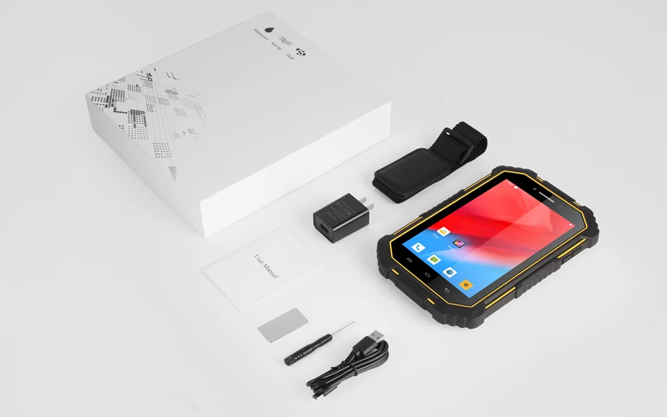 HV3 7 inch Built-in NFC Industrial Tablet PC Laptop Tablette IP67 Waterproof Octa Core 5MP+13MP Global 4G Rugged Tablet