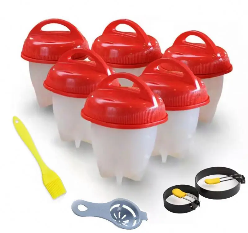 wholesale price Silicone Egg Cooker- Boiled Eggs  the Shell Non Stick Boiled Steamer Special Kitchen Gadgets Accessories