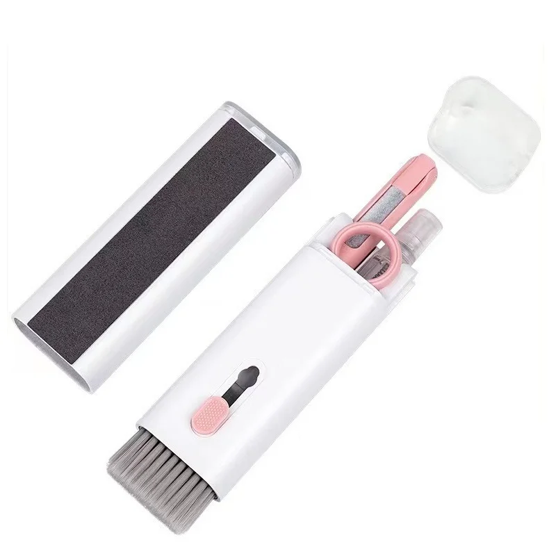 Wholesale 7 in 1 Laptop Keyboard Cleaning Kit Key Dust Remover Phone Cleaning Brush Cleaner Keycap Earbuds Keyboard Cleaner
