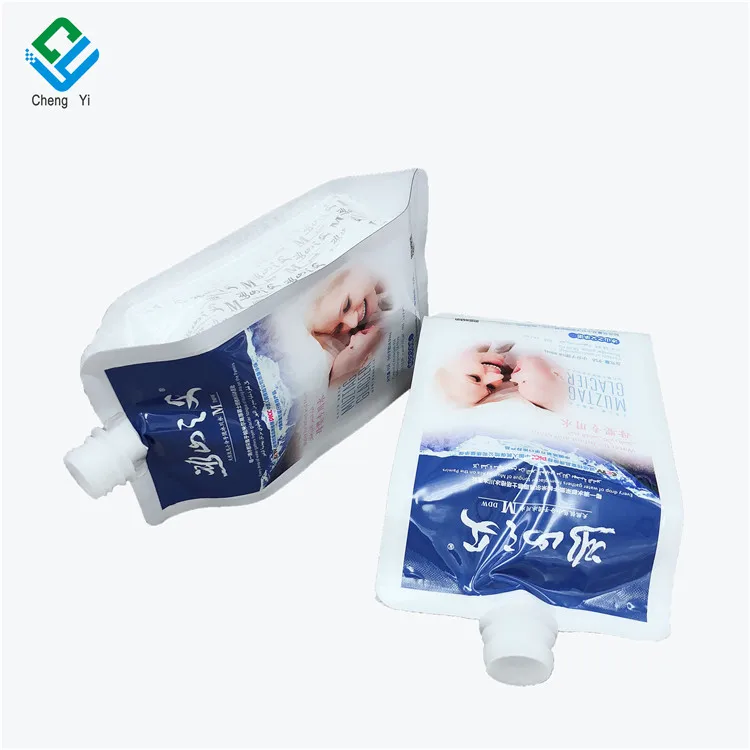 Water portable packing bag  stand up spout pouch 5L 10L 20L Customizable size/logo