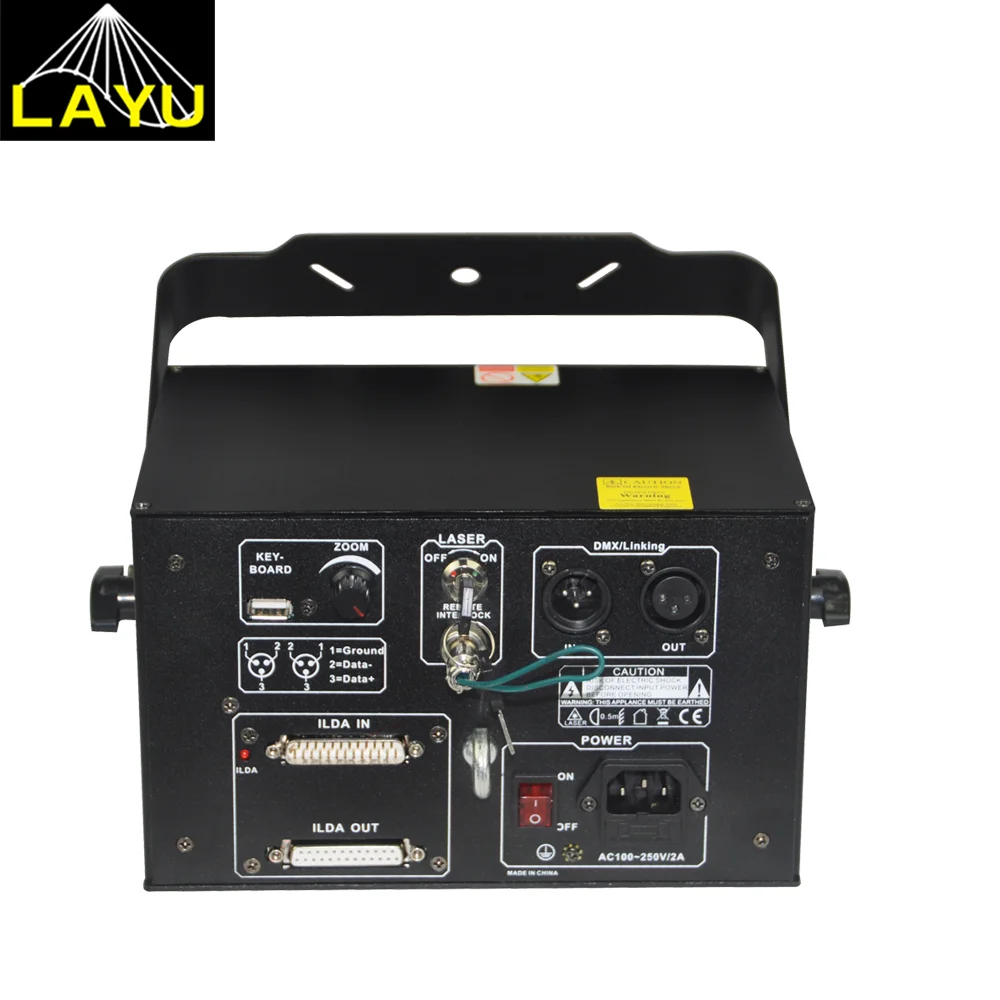 1W text laser light projector with keyboard and remote controller