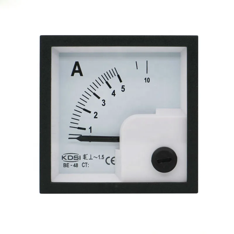 mini dc &ac analog meter 20 years Professional Manufacturer ammeter dc amps BE 48 AC 5A  ammeter