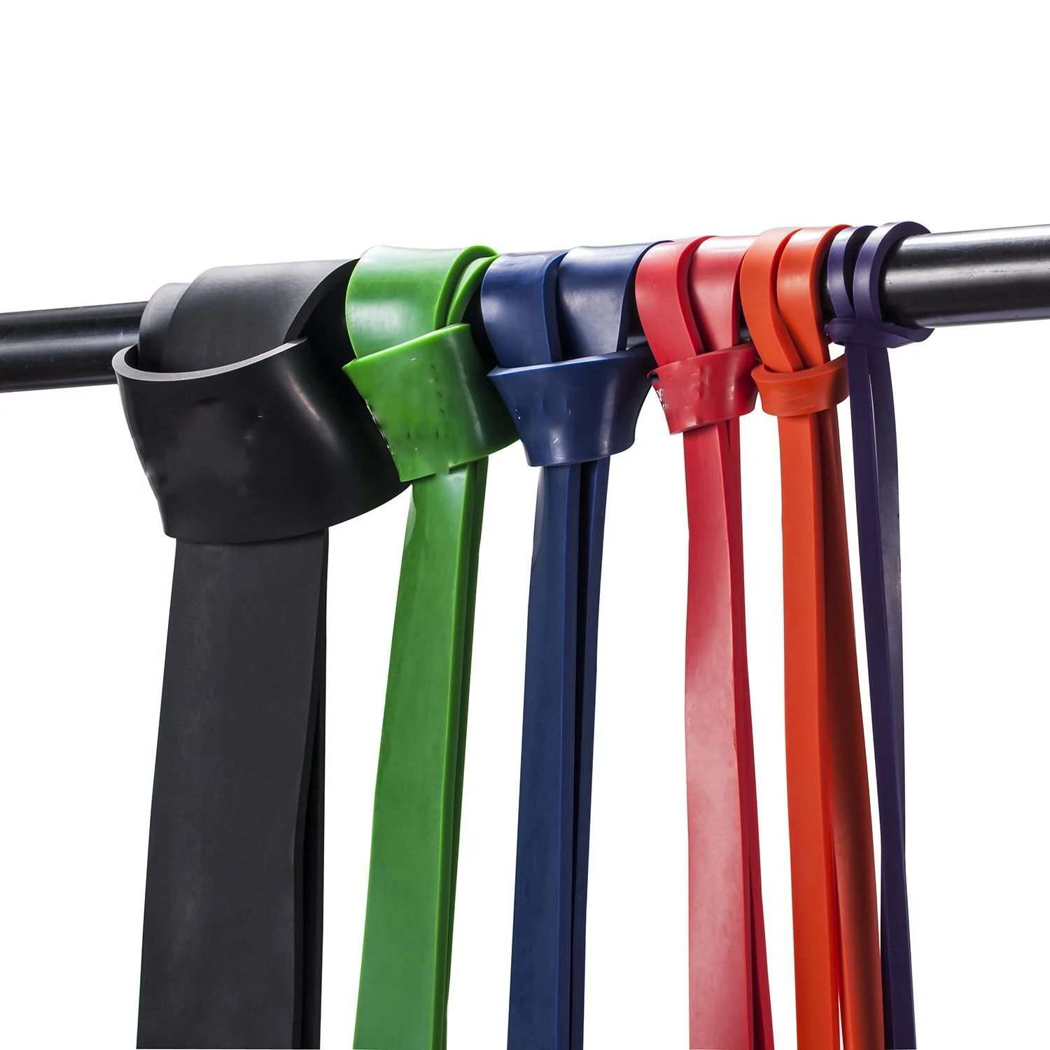 2024  Set Custom Logo Elastic Gym Yoga Exercise Resistance Bands Fitness Eco-friendly Customized Logo Latex Band