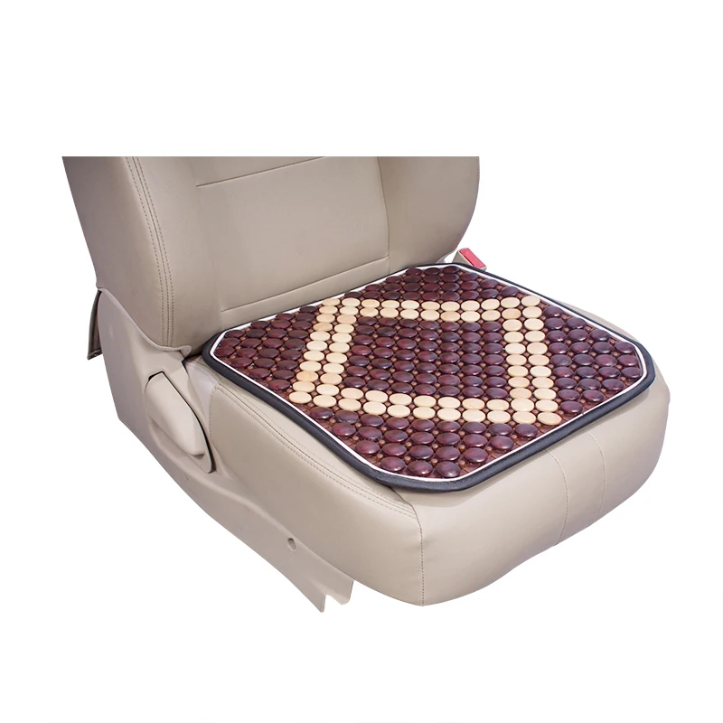 comfort cooling seat breathable wood car seat cushion customized wholesale wooden car seat cushion