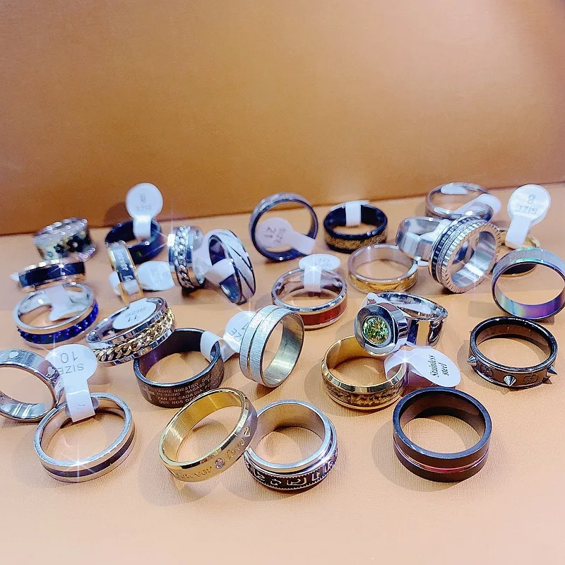 Fashion stainless steel men ring for Wholesale  N230560