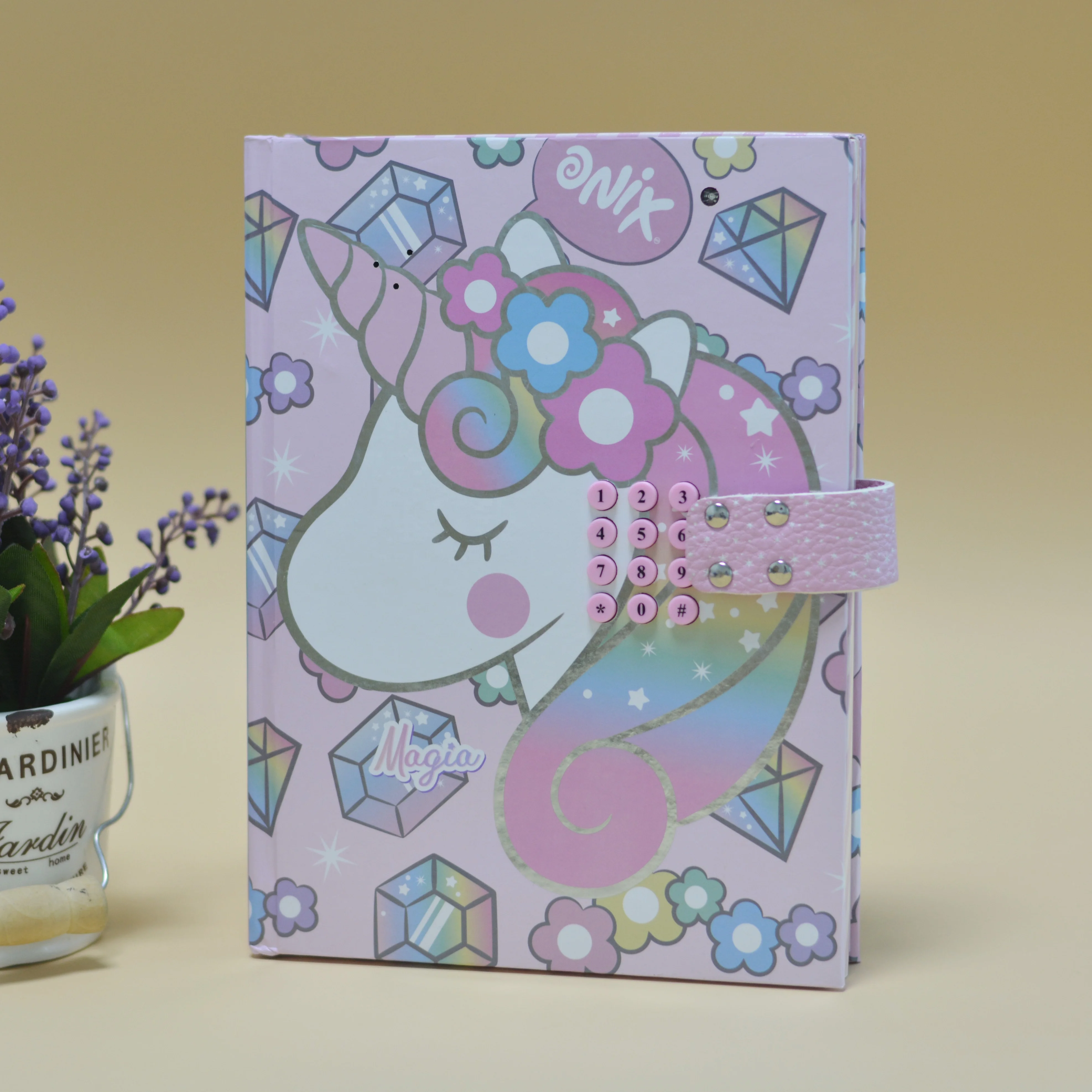 Shenzhen Factory Direct Selling Fashion Unicorn Secret Diary with Password