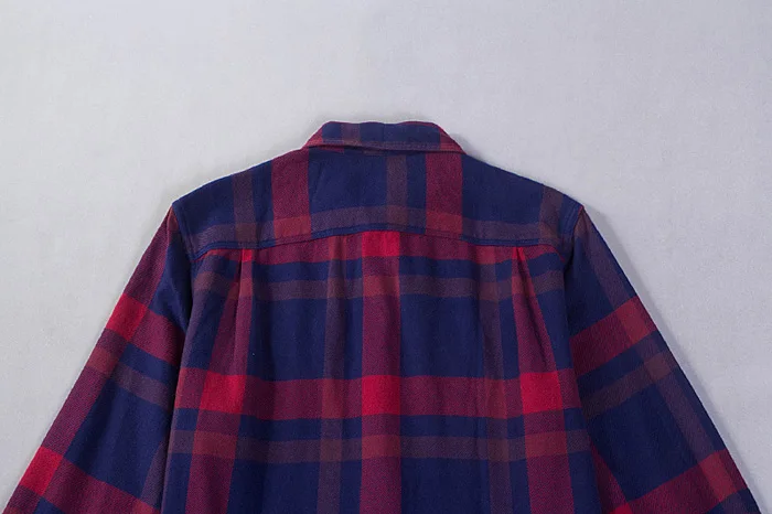 Factory hubei wholesale plaid flannel shirt latest style fashionable man check shirt