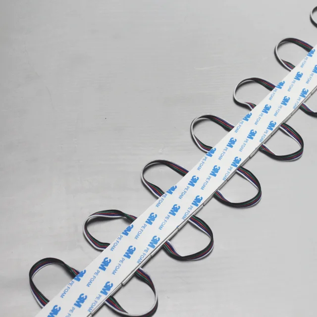 Впрыск rgb светодиодный модуль освещения 5050 5054 12 В для канальных букв 3 на 1 красный зелёный синий без логотипа rgbw впрыскиваемый