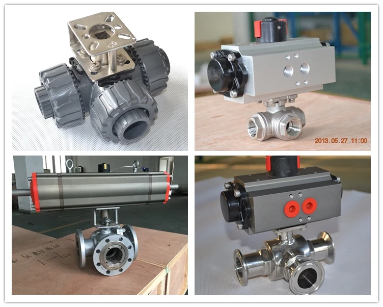 three way actuator valve
