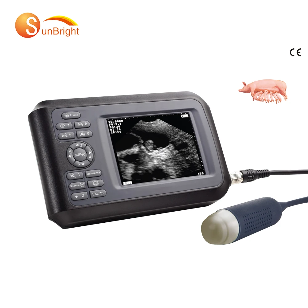 SUN-807F Veterinary Ultrasound Diagnostic Instrument Cheap Portable Handheld Easy Scan Animal Vet Ultrasound Scanner Machine