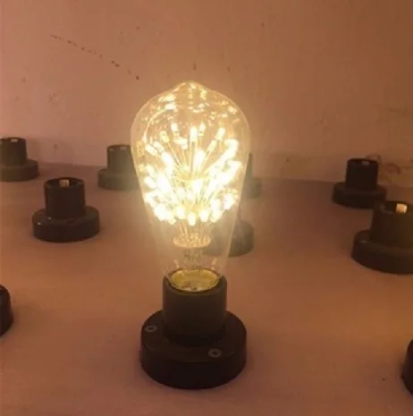 Новый продукт светодиодный фейерверк лампа накаливания в винтажном стиле Эдисона светодиодная Звездная 3 Вт 220 В декоративная ST64