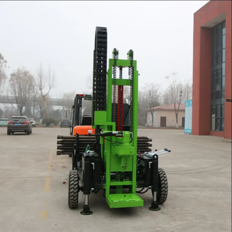 Small geotechnical portable water well drilling rig equipment