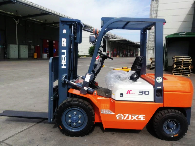 CPC30 Rated Loading Capacity 3 ton hydraulic diesel forklift solid tire lpg forklift