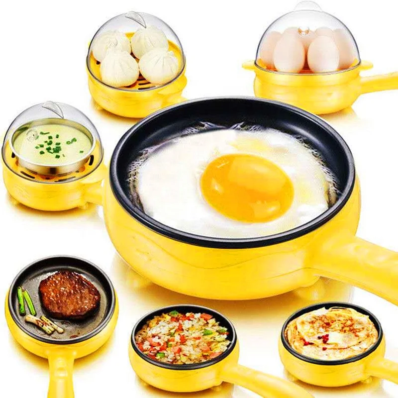 Multifunctional mini double layer egg steamer small steamer