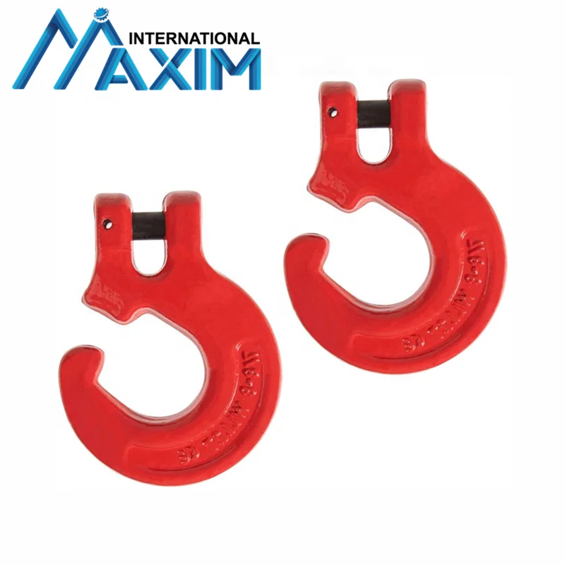 Heavy Duty Alloy Steel Grade 80 Clevis Forest Hook For Choker Chain
