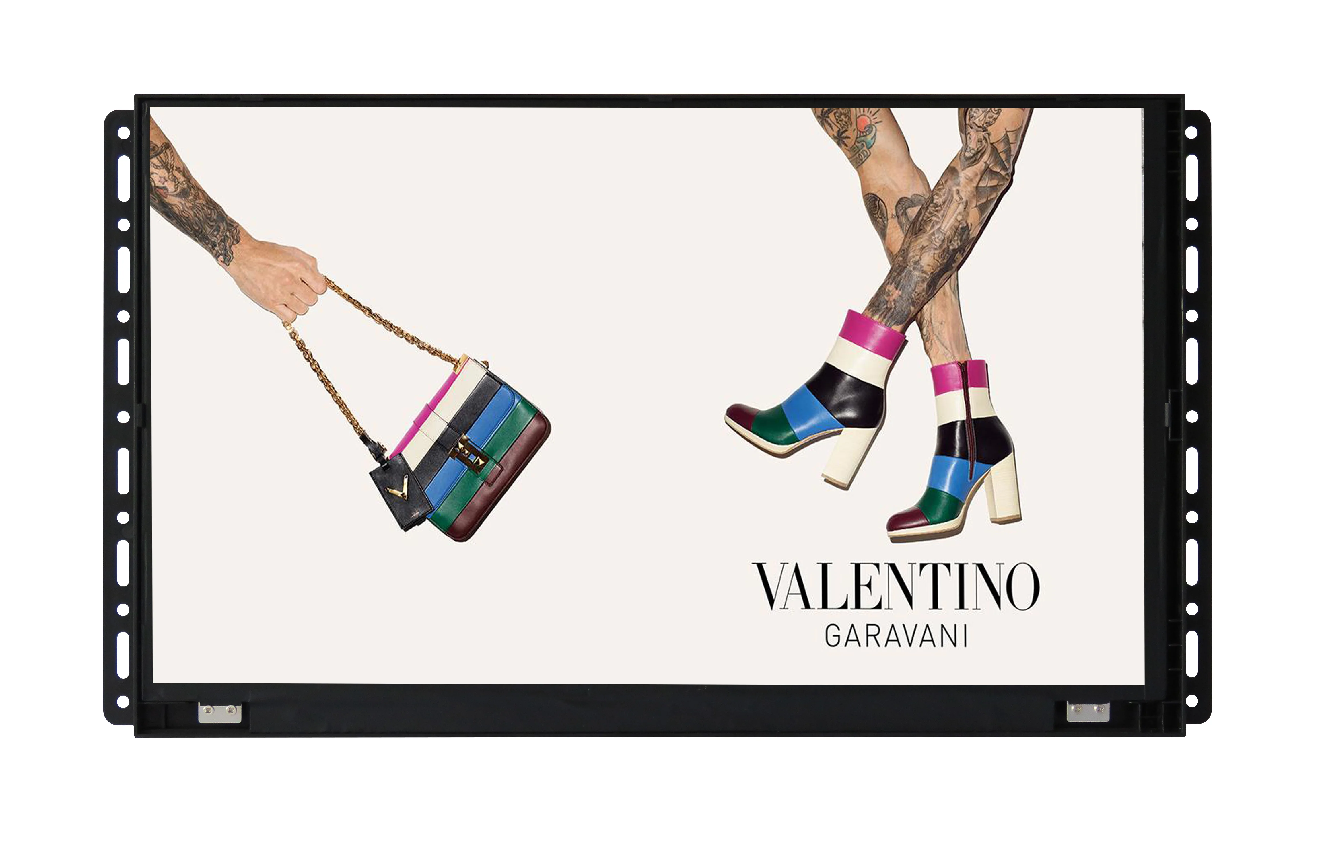 15.6 inch open frame lcd monitor no frame portable advertising display