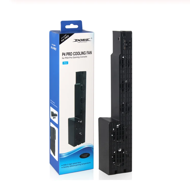 Cooling Fan For PS4 Pro Game Console High Quality Turb Temperature Cooling Fans USB External Fan With USB Charging Cable