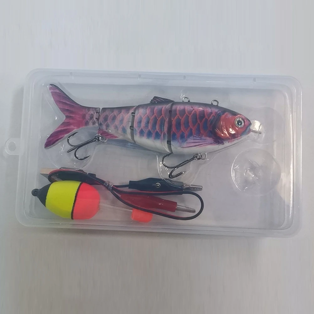Fishing Lure USB Rechargeable Self Swimming Smart Lures Automatic Electronic Fish Multi Joint Bait Handy