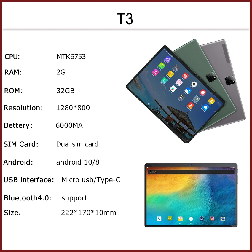 Профессиональный планшет Mediatek Tab T906 акриловый с Gps 8 дюймов