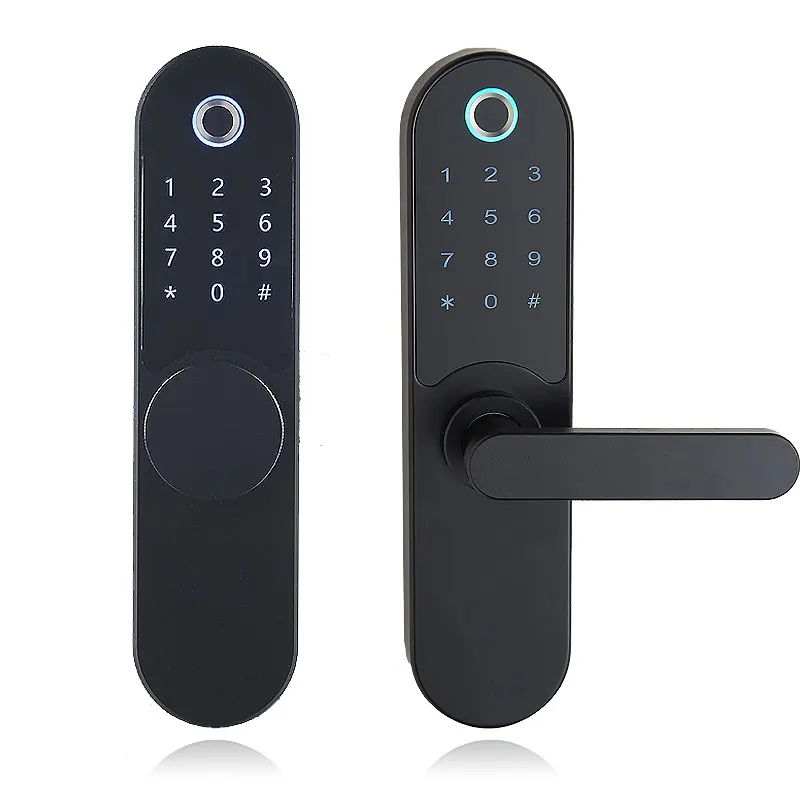 Cerradura inteligente home electronics phone app wifi smart door lock fingerprint and passcode cylinder lock tuya