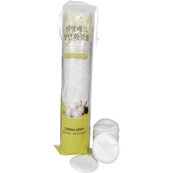 Premium Round Organic Disposable Facial Cosmetic Pure Cotton Pads Organic Cotton Pad face Makeup Remover Pads