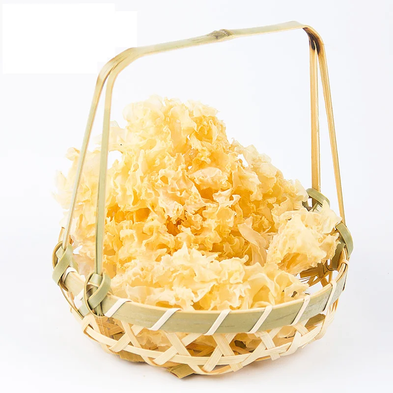 Pure natural high-quality dried tremella for lowering cholesterol and increasing collagen