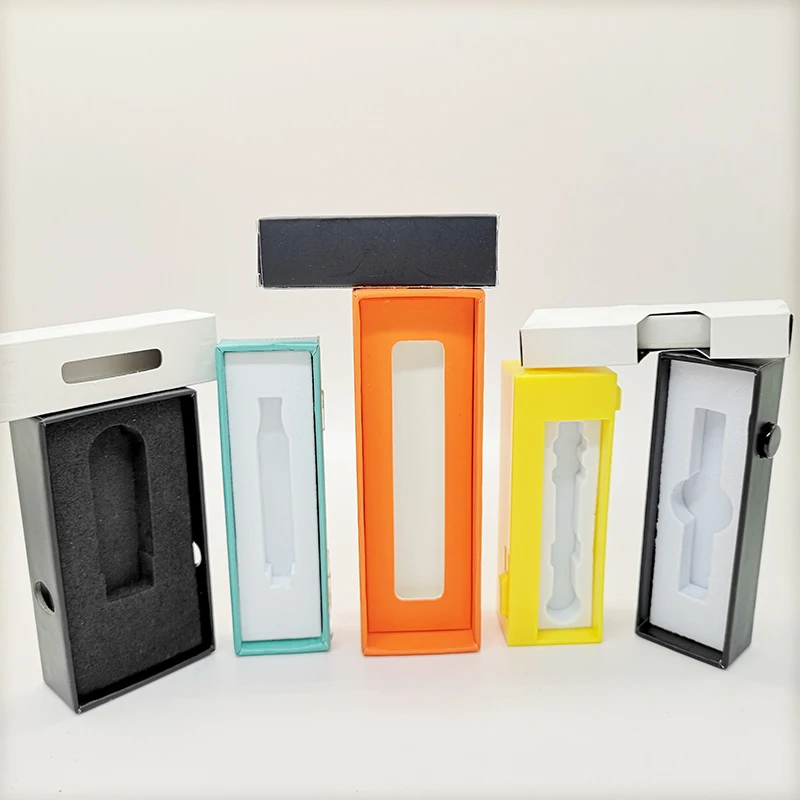 
USA 510 Oil Cartridges Blister mylar bag Empty child proof OEM Wax Plastic Bags Cbd cartridge Packaging Printing Boxes 