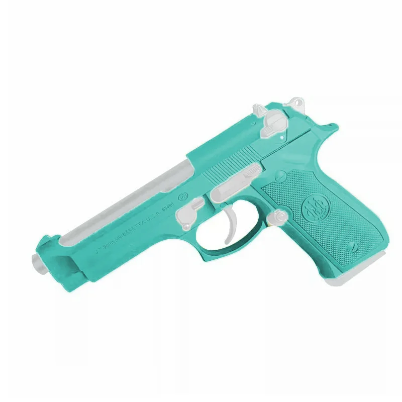 M9A1 Metal Laser Toy Gun Air Soft Toy Gun Plastic Bullets Electric Outdoor Scorpion Uzi Ak47 M416 Mp5 Gel Blaster