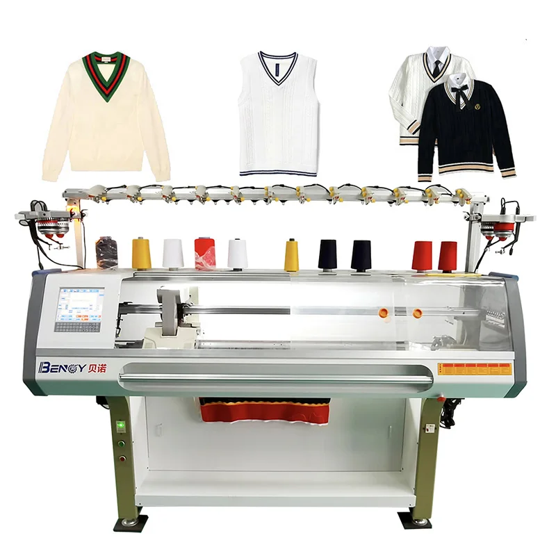 school sweater flat knitting machine
