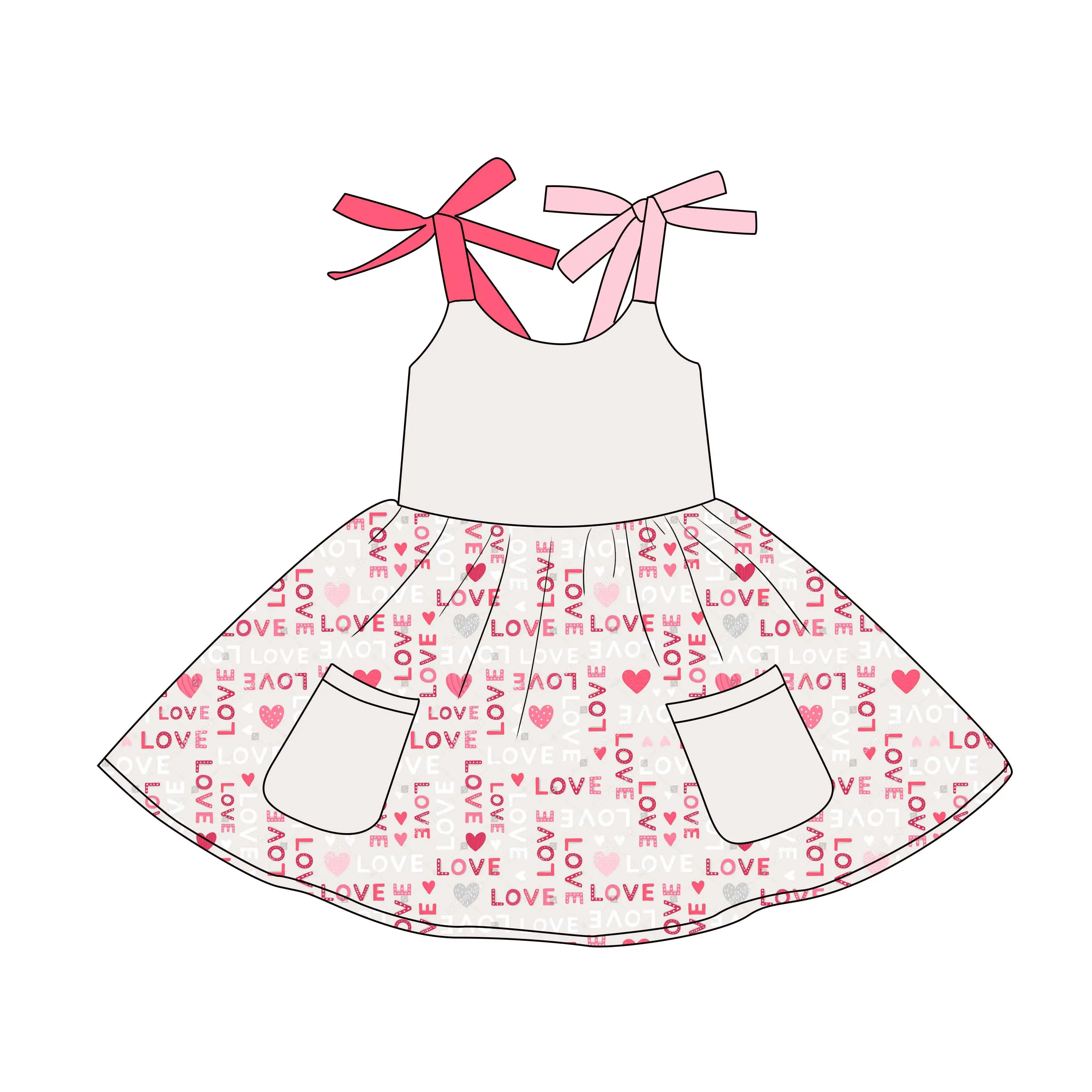 New Arrival High Quality Latest Design Baby Girl Dress Summer Kids Dresses Sweet Baby Girl Clothing Dresses