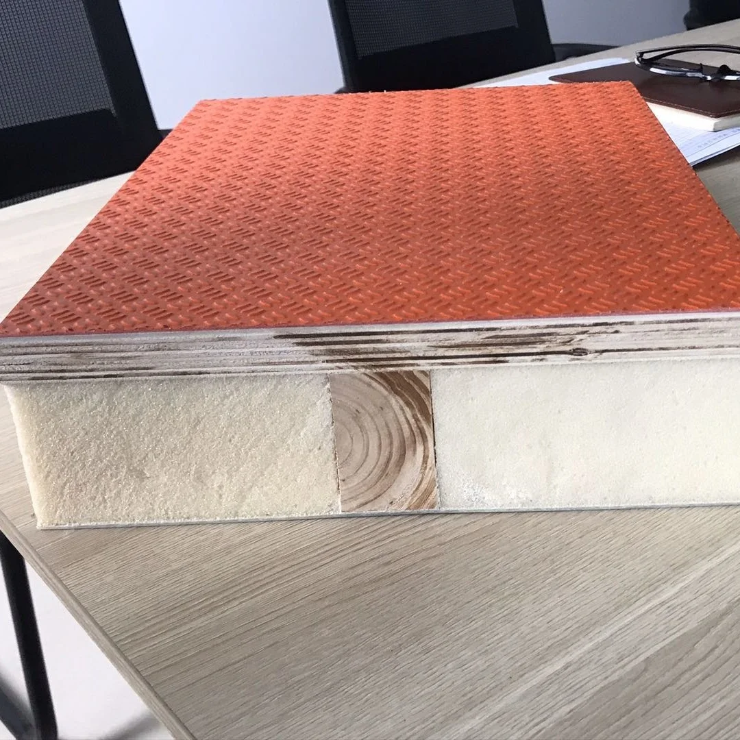 Anti-slip FRP panel Gel-coated Embossed Mat