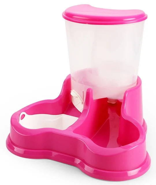 682 Made In Taiwan Manufacturer Water And Food Container 2 In 1 Pet Feeder Dog Cat Food Bowl