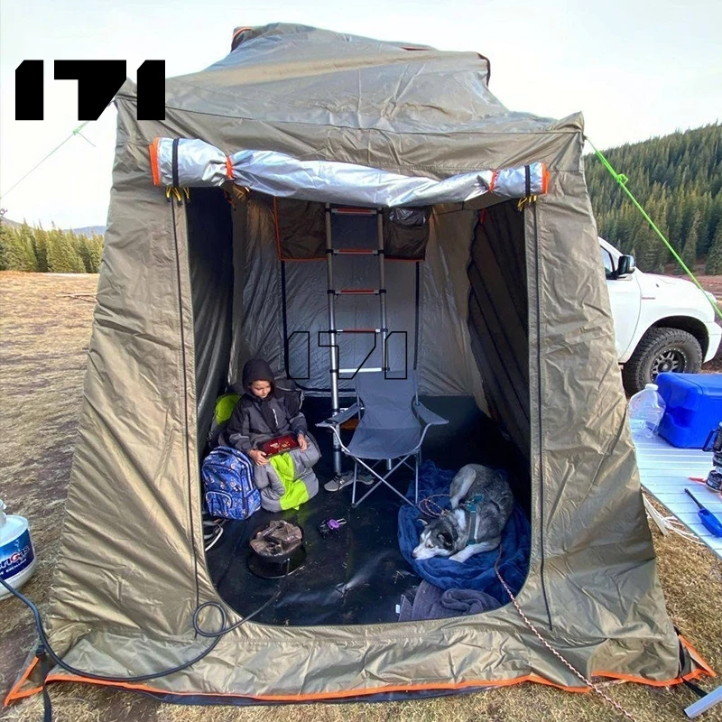 Распродажа складная палатка на крышу 4wd автомобиля тент 4x4 боковой комната в