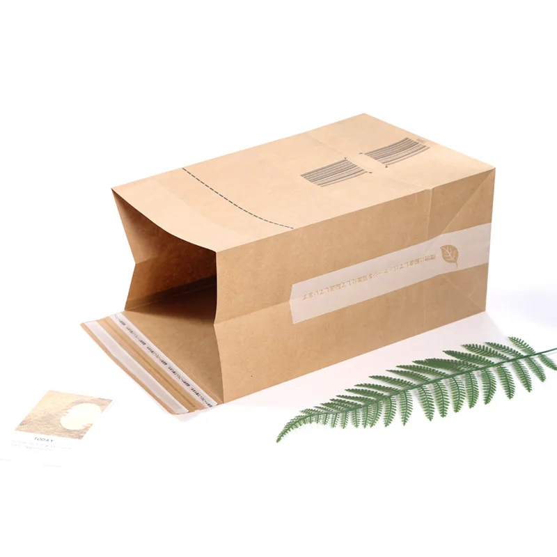 Custom Brown  Gusset Kraft Paper  Packaging Bags  Gift Bags Bulk Retail  Party  Shopping  Favor Bags with  Own Logo