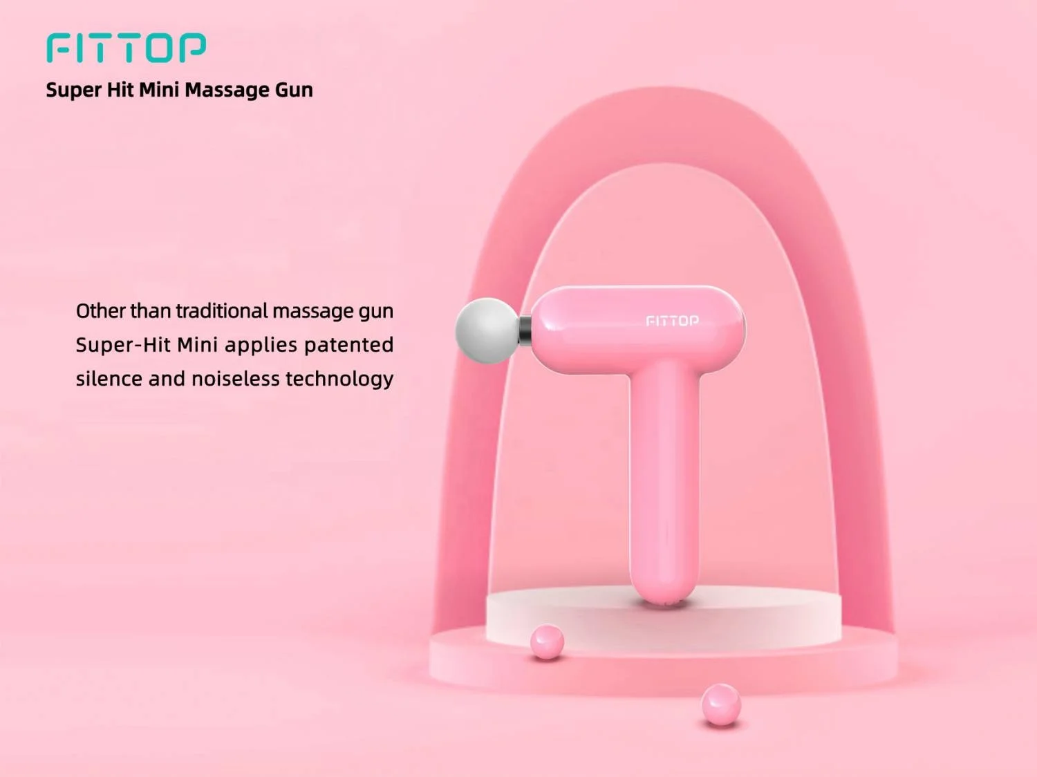 Fittop супер хит мини ударный пистолет-распылитель для болезненность рельеф глубоким расслабление мышц