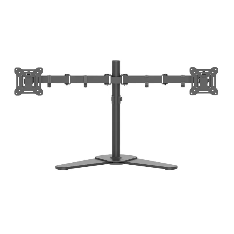 13 to 27 inch Dual Screens Monitor Stand,  Free Standing Adjustable Desk Mount
