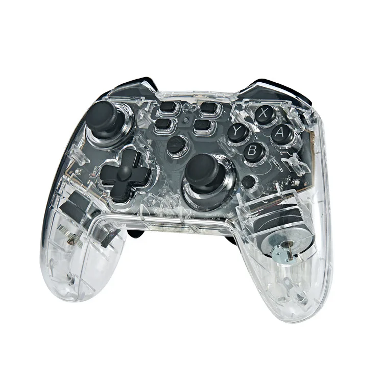 Wireless RGB Video Game Gamepad Transparent Controller Gaming Accessories