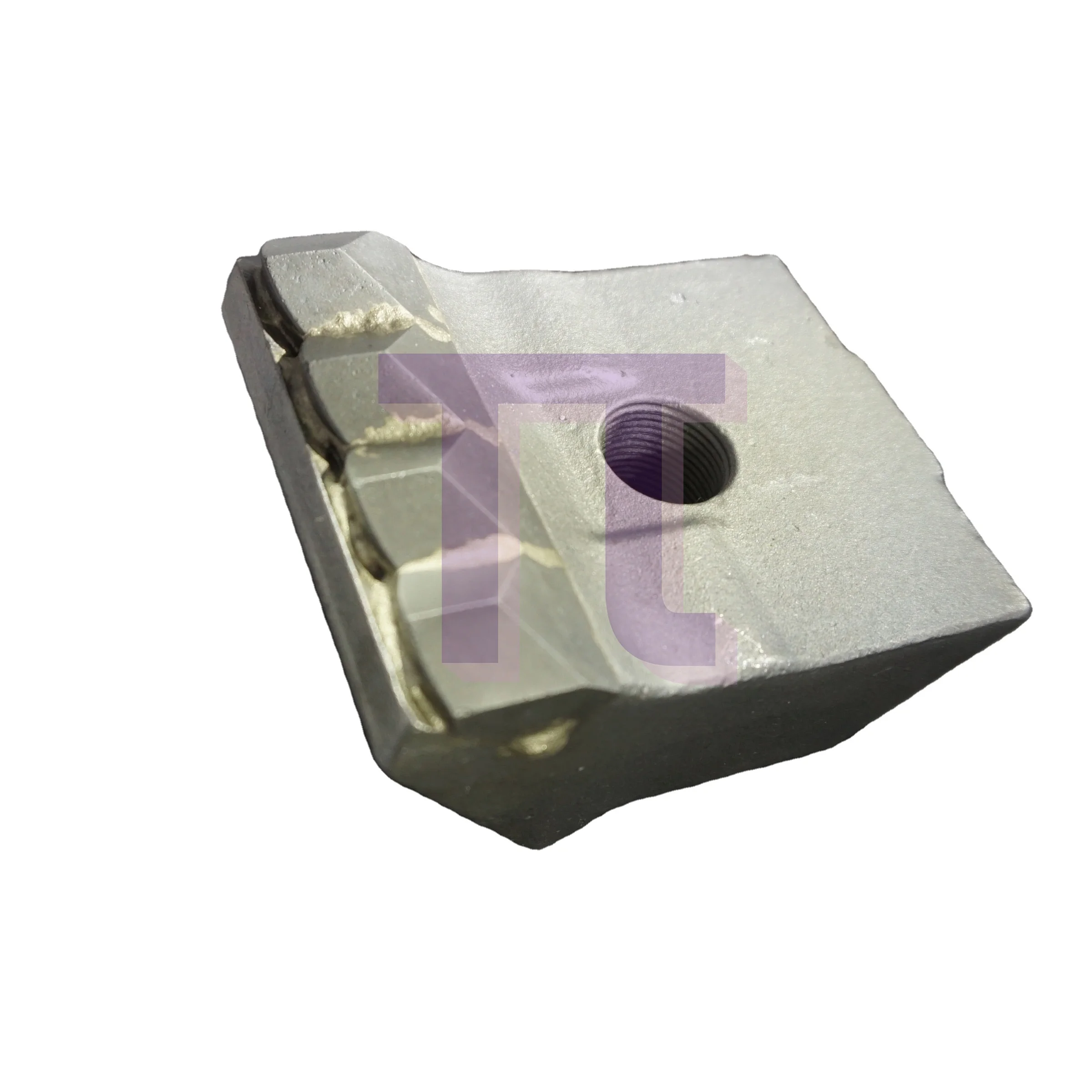 Wholesale forestry mulcher hammer planner teeth FAE mulcher cutters with four carbide tips stone crusher Seppi Mulcher teeth